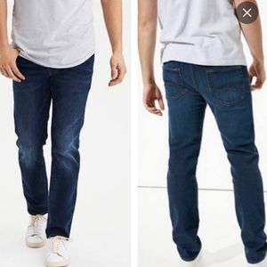 American Eagle Outfitters 360 Extreme Flex Slim Taper Jeans in Dark Wash